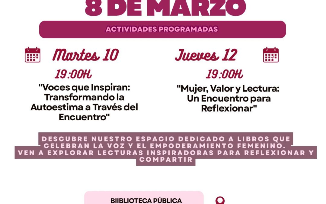 💜 8 de marzo, día Internacional de la mujer