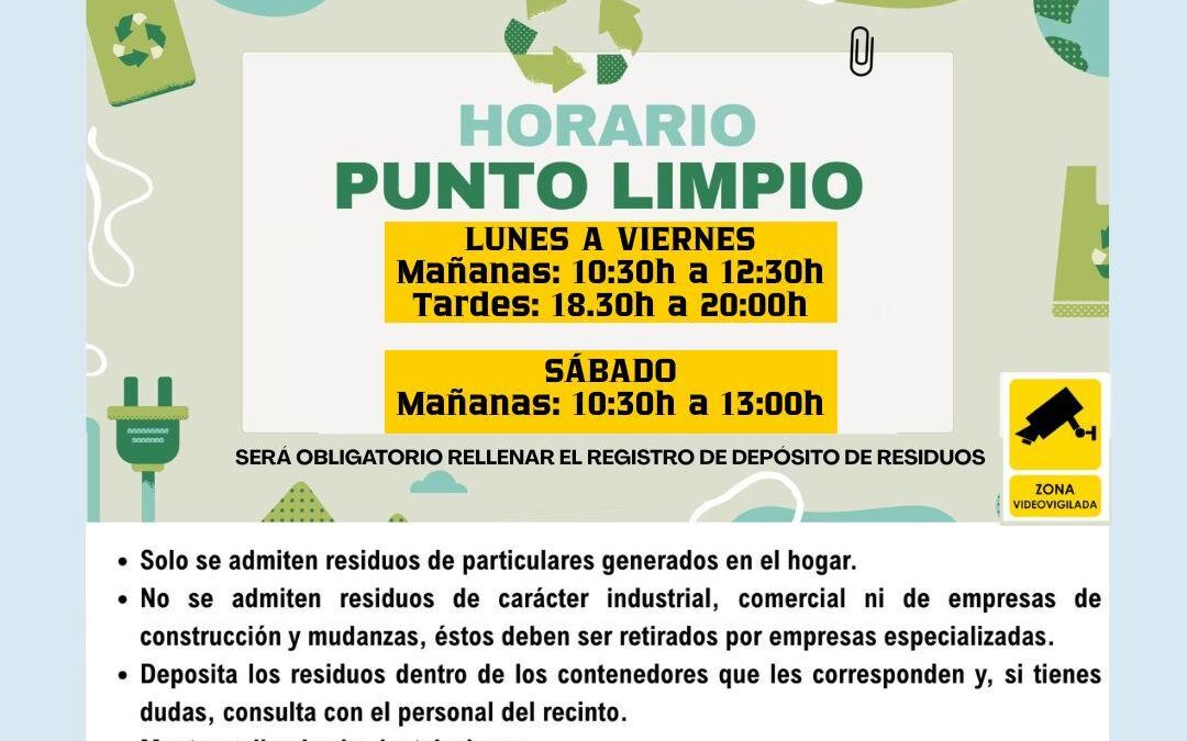 HORARIO PUNTO LIMPIO